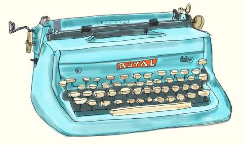 blue_royal_typewriter_gouache